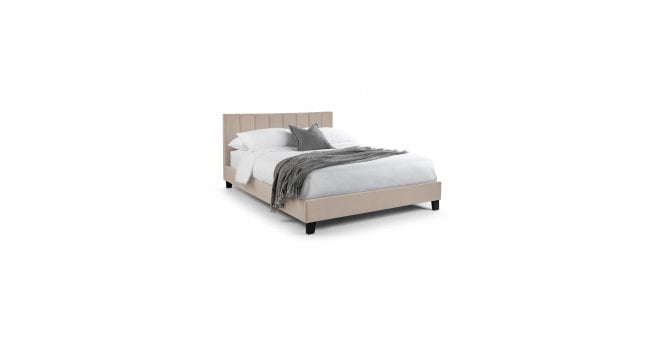 Julian Bowen Rosa Cream Velvet Upholstered 120cm Small Double Bed