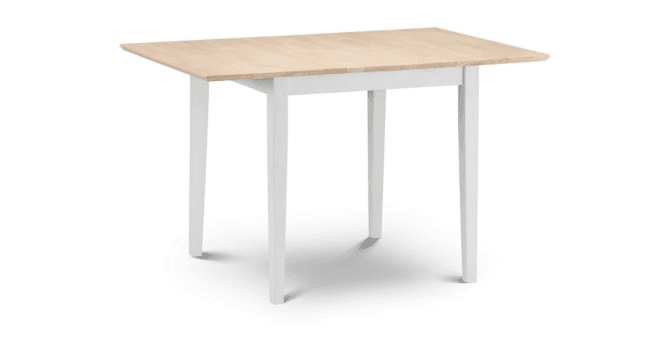 Julian Bowen Rufford 2-Tone Dining Table Ivory/Natural