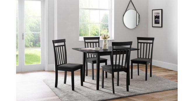 Julian Bowen Rufford Dining Table - Black