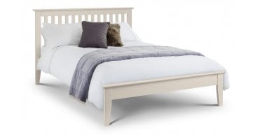 Salerno 150cm King Bed - Ivory