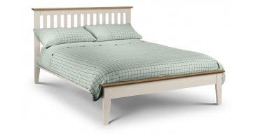Salerno 150cm King Bed - Two Tone