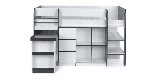 Julian Bowen Saturn Midsleeper - Charcoal & White