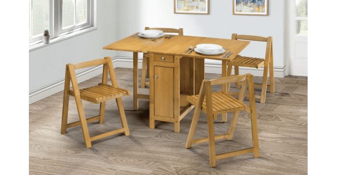 Julian Bowen Savoy Dining Set - Light Oak
