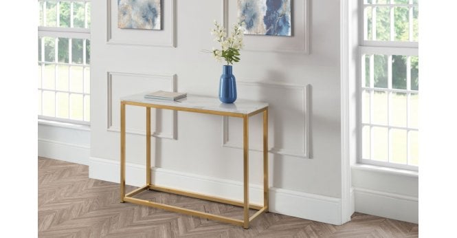 Julian Bowen Scala Console Table - Gold