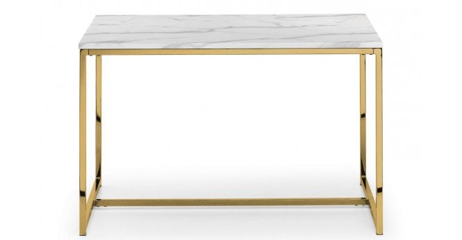 Julian Bowen Scala Dining Table - Gold