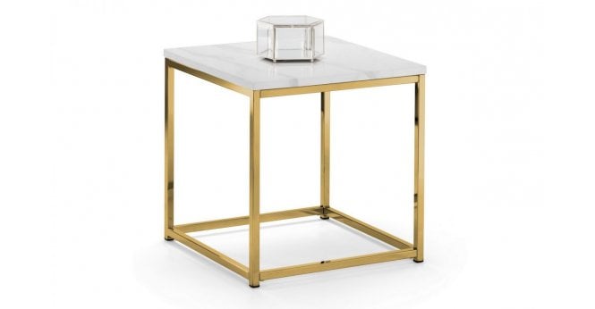 Julian Bowen Scala Lamp Table - Gold
