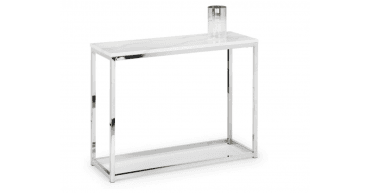 Scala White Marble Console Table