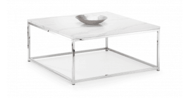 Scala White Marble Top Coffee Table