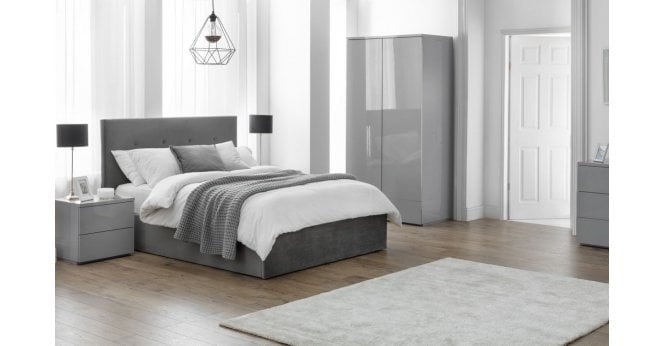 Julian Bowen Shoreditch Ottoman Storage 135cm Double Bed