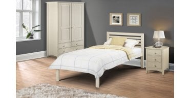 Slocum 90cm Bed Stone White
