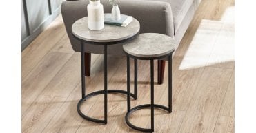 Staten Round Nesting Side Tables