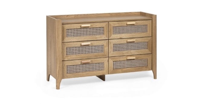 Julian Bowen Sydney 6 Drawer Wide Chest