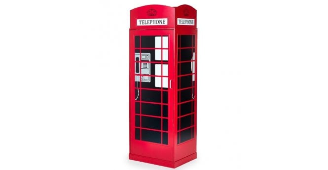Julian Bowen Telephone Box Wardrobe
