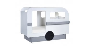 Tourer Caravan Bed - Vapor Grey And White