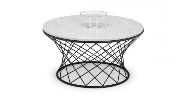 Julian Bowen Trevi Real Marble Coffee Table