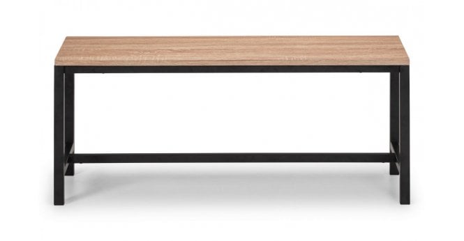 Julian Bowen Tribeca Bench - Sonoma Oak