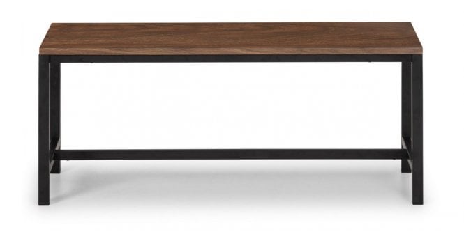 Julian Bowen Tribeca Bench - Walnut