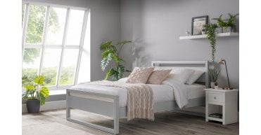 Venice 135cm Double Bed - Dove Grey