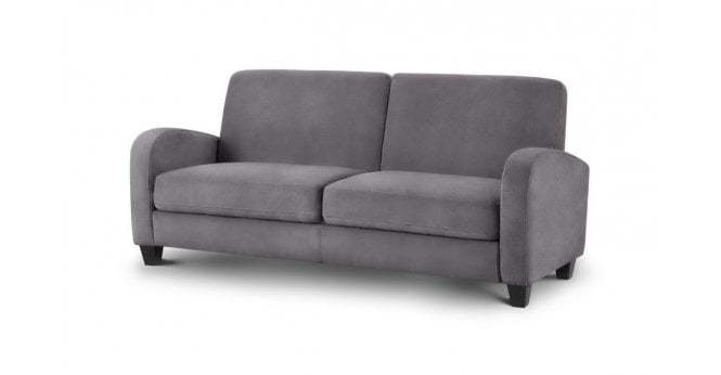 Julian Bowen Vivo 3 Seater Sofa In Dusk Grey Chenille
