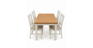 CLEARANCE - Tamworth 1.2m Extending Table with 4 Ladder Back Chairs