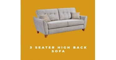 Lebus Ashley 3 Seater High Back Sofa