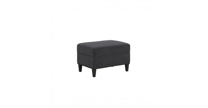 LPD Home Atticus Anthracite Footstool