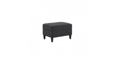 Atticus Anthracite Footstool