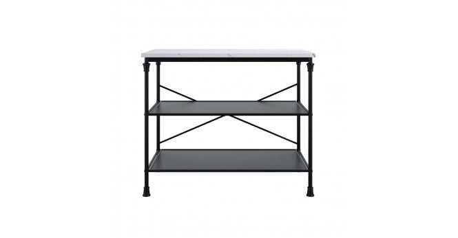 LPD Home Fairmont Marble Effect Kitchen Island