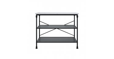 Fairmont Marble Effect Kitchen Island