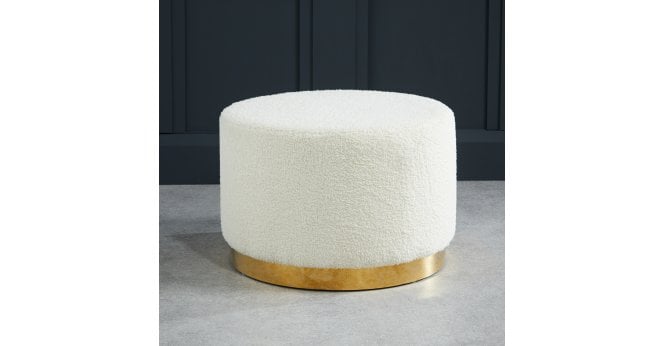 LPD Home Lara Pouffe Ted Fabric