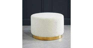 Lara Pouffe Ted Fabric