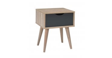 Scandi Oak Lamp Table