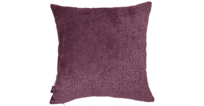 Malini  CUT VELVET DOTS IN AUBERGINE56 X 56