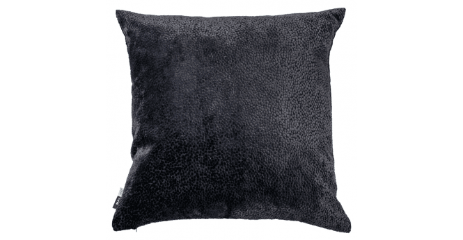 Malini  CUT VELVET DOTS IN BLACK  56 X 56