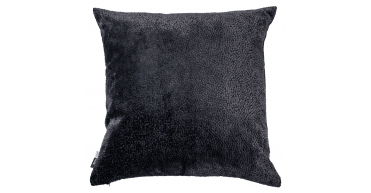 MALINI CUT VELVET DOTS IN BLACK  56 X 56