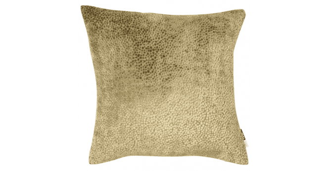 Malini  CUT VELVET DOTS IN OLIVE 56 X 56