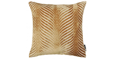 MALINI CUT VELVET FAN RADA  WHISKEY 43 X 43
