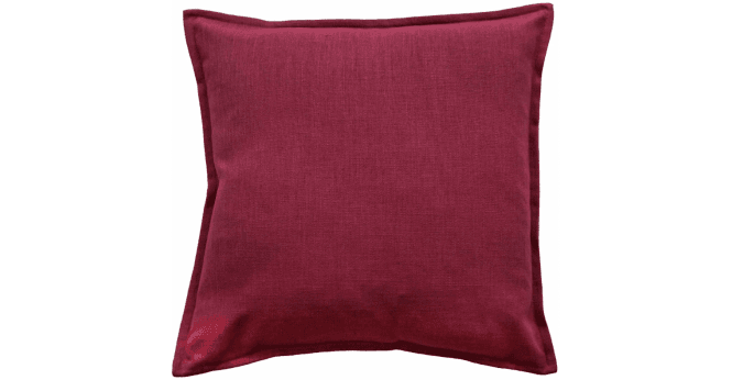 Malini  POLY LINEN MIX WITH FLANGE FUSCHIA 45 X 45