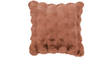 MALINI SOFT  BUBBLE CSH IN FAUX RABBIT ORNG 50 X 50