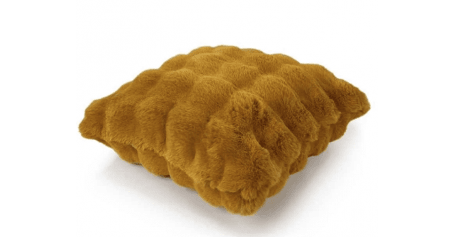 Malini  SOFT  BUBBLE CSH IN FAUX RABBIT WHISKEY 50 X 50