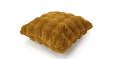 MALINI SOFT  BUBBLE CSH IN FAUX RABBIT WHISKEY 50 X 50