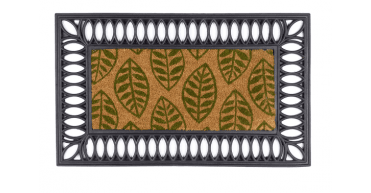 My Mat Coir Insert Green Leaves
