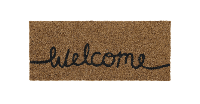 My Mat  Coir Insert Welcome