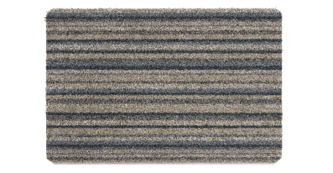 My Mat  Cotton Indoor Ribbon Grey