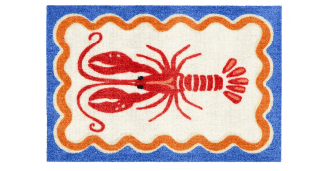 My Mat Dip&Drip Nylon Printed Bathroom Lobster