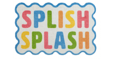Dip & Drip Nylon Printed Bathroom Splish Splash
