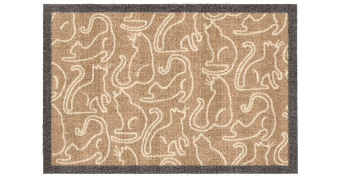 My Mat Howler & Scratch Patterned Outline