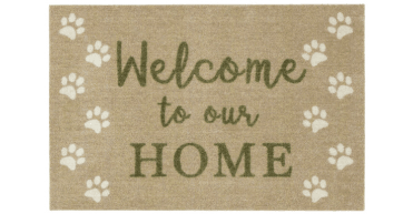 Howler & Scratch Patterned Welcome Paws Runner