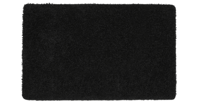 My Mat Howler & Scratch Shaggy Rug Black