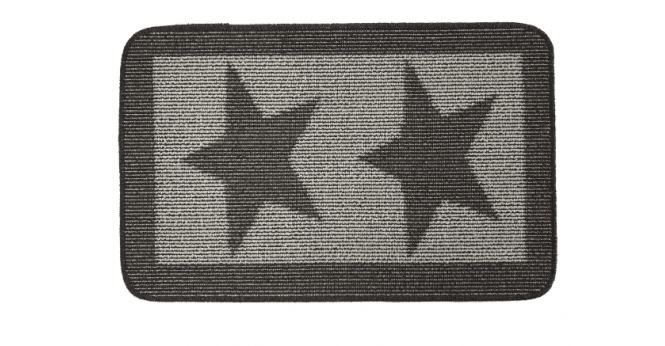 My Mat My Stain Resistant Star Charcoal